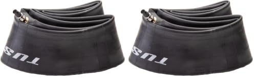 Image of Tusk Heavy Duty 2mm Motorcycle Inner Tube Butyl Rubber Upgraded Replacement Tube 90 /100x14 (Pack of 2)