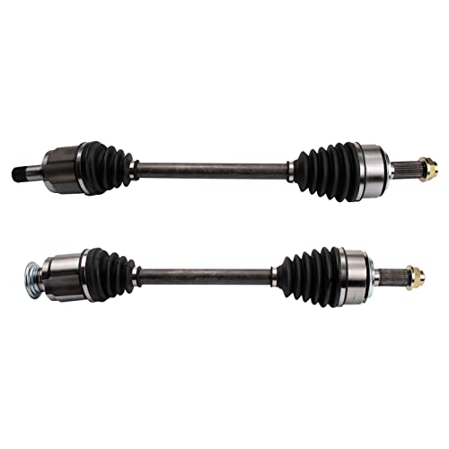 Image of TRQ Front Driver and Passenger Side CV Axle Assembly Set 2 Piece Compatible with 2010-2011 Honda Accord Crosstour 2012 Crosstour V6 3.5L
