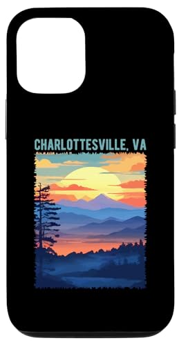 Diseño de estilo escénico de montaña de Charlottesville, Virginia, EE. UU. Carcasa para iPhone 12/12 Pro
