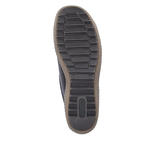 Remonte Damskie buty typu sneaker R1437, damskie buty sznurowane, luźna wkładka, TEX, czarny 01, 43 EU