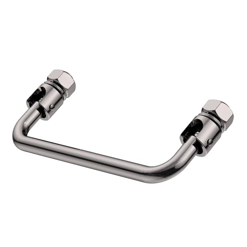 Image of 304 Stainless Steel Folding Pull Handle, U-Shape Folding Metal Cabinet Handles Toolbox Handle,Hole Distance: 3.5Inch Center to Center
