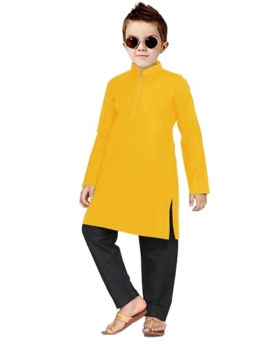 Image of Trustous Elegant Ethnic Wear Boys's Cotton Kurta Pyjama Sets