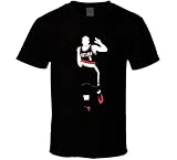 Edition type: Leisure Cj Mccollum Portland Point Guard Basketball Player Rip City Silhouette T Shirt M Black