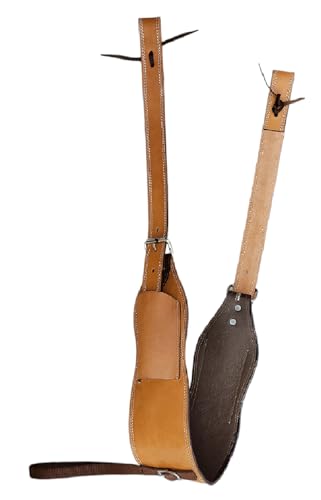 WEMBILS Western Leather Horse Roper Back Cinch Billets,Girth Saddle Billets Tack,Flank Saddle Cinch