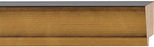 CountryArtHouse Picture Frame Moulding (Wood) 18ft bundle - Traditional Antique Gold Finish - 2.5" width - 7/16" rabbet depth