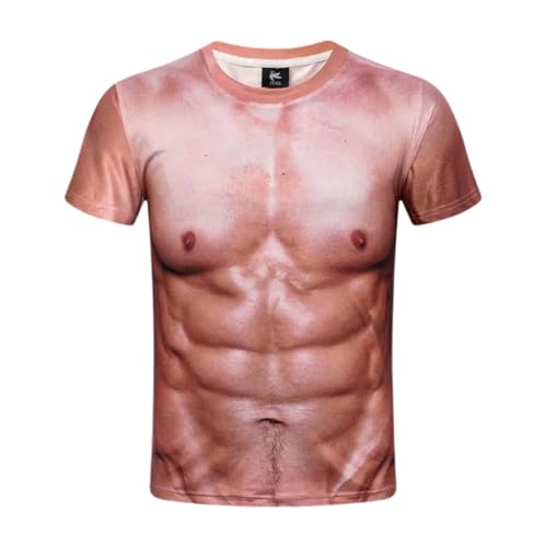 Pull col rond homme manches courtes motif humour pull 3D taille XXL