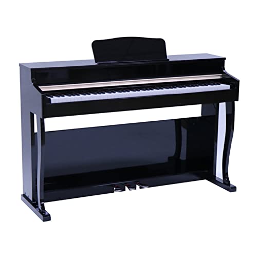 Piano numérique 88 touches pondérées Grade Hammer Action Keyboard Piano droit domestique avec USB/MIDI, support de meubles, triple pédales for débutant et professionnel (Color : Black) - Les Beatles, Paul McCartney, John Lennon, RIngo Starr, George Harrison Piano numérique 88 touches pondérées Grade Hammer Action Keyboard Piano droit domestique avec USB/MIDI, support de meubles, triple pédales for débutant et professionnel (Color : Black)