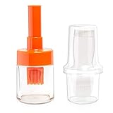 Mgufrt Silicone Oil Brush Bottle Set-Dip&Squeeze Mode Oil Bottle and Brush, Barbecue Brush, Kitchen...