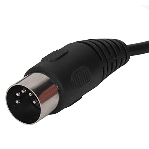 Dilwe 6.35Mm Female 1/4" Trs To Din 5 Pin Midi Cable Adapter, 1Ft Midi Cable Adapter For Speaker, Amplifier, Mixer To Midi Keyboard, Synthesizer And Guitar #TOP7