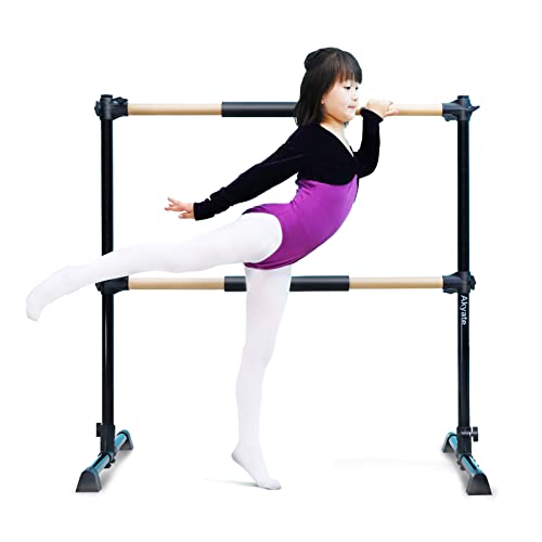 Akyate New 4Ft Adjustable & Portable Freestanding Ballet Barre With, Heavy Duty Dancing Stretching Ballet For Home,Dance Barre, Fitness Ballet Bar #TOP3