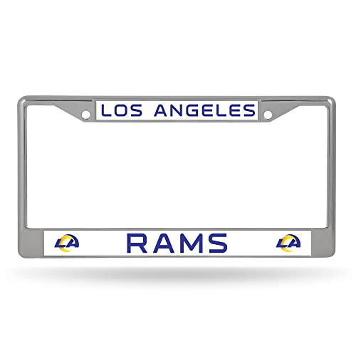 Cadre de plaque d'immatriculation chromé Rico Industries NFL haut de gamme