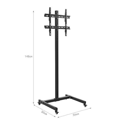 Soporte móvil para TV de piso ajustable para pantallas 32-55" miniatura 2