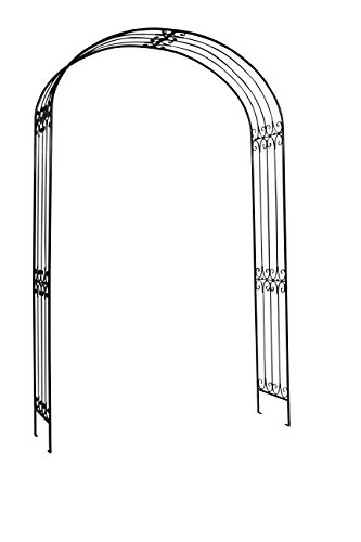 Preisvergleich Produktbild Rosenbogen 140x40x234 cm anthrazit