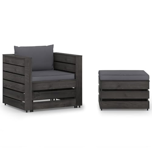 🛒【Set Salotto da Giardino Esterno】Grazie alla presenza dei cuscini dalla spessa imbottitura, il set di divani da giardino è in grado di offrire il massimo comfort.