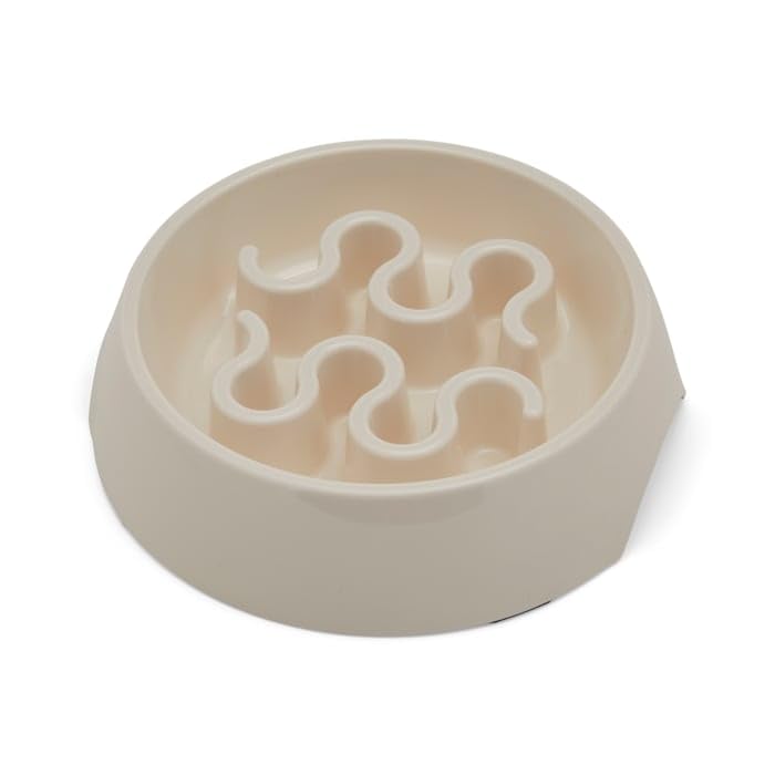 EveryYay by Petco Take it Slow White Slow Feeder Pet Bowl 2.5 Cups