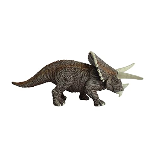 Deluxebase Mini Animal Adventure Replica - Triceratops from Mini dinosaur figures that makes an ideal prähistoric animal toy for kids