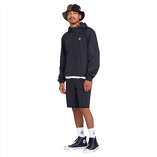 Image of Volcom Men's Snapback Hat - 6-Panel Twill Flat Brim Cap Adjustable Snap Closure