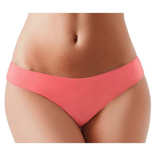 BUBBLELIME Calcinha tanga esportiva PP-GGG feminina cintura baixa sexy fio dental invisível respirável (pacote com 6, 3 unidades e 1 pacote), 1 unidade Crushcoral_bonded, G