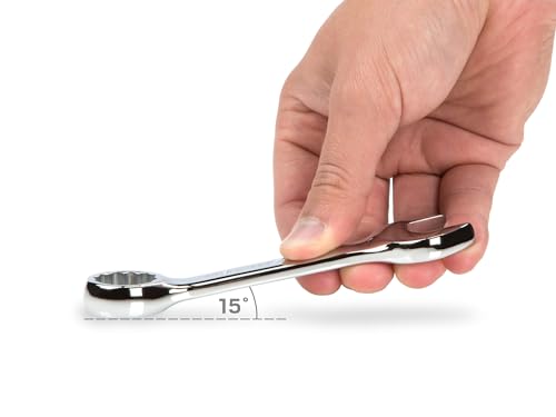 Image of TEKTON 18 mm Stubby Combination Wrench | 18074