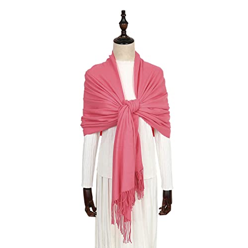 Image of RIIQIICHY Women's Fringe Shawl Wrap Pashmina Scarf for Wedding Evening