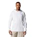 Columbia Men's Terminal Tackle Hoodie, White/Nightshade Logo, X-Large