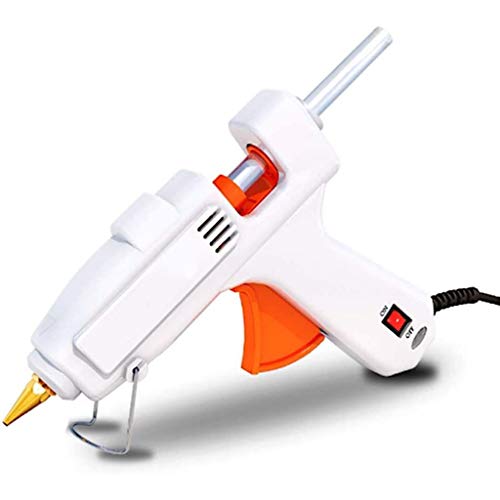 Pistola de Silicona, Caliente pistola de pegamento de alta potencia eléctrica de fusión en caliente pistola de pegamento con 60pcs 11 mm Barras de pegamento adecuado for Artes bricolaje reparaciones t