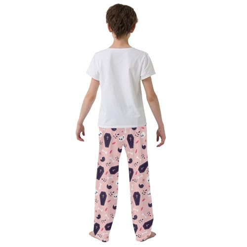 Halloween Spooky Pumpkin Boys Pants for Kids Jogger Pants with Pockets S-XL3