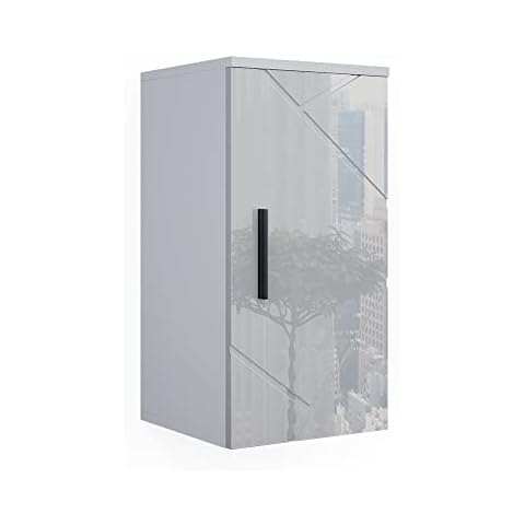 Vicco Hängeschrank Badschrank Badezimmermöbel Irma modern 30x59 cm Badezimmer Schrank Badmöbel Schranktür Schrankfach Einlegeboden Ablagefach Aufbewahrung Cover