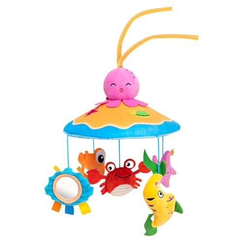 xr[xbhoC| Bassinet Mobile Hanger Bell Crib Toy |킢ۈ牀̑]A̎q̒j̎q̂߂̗ctwKAxr[J[̃ANZT[