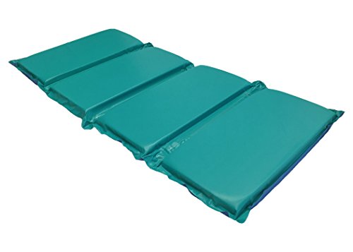 Kindermat Jr. Daydreamer, 2 Inches Thick, 4-Section Rest Mat, 44" X 19" X 2", Blue/Teal, Great For School, Daycare, Travel, And Home, 100% Made In Usa #TOP6