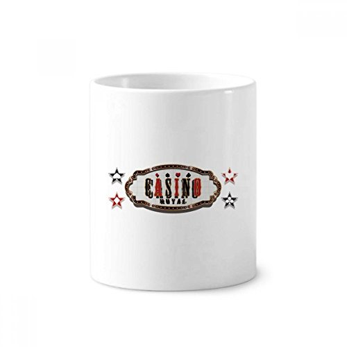 Coupe céramique 350ml casino pour éliminer le désordre sur le lavabo et bureau