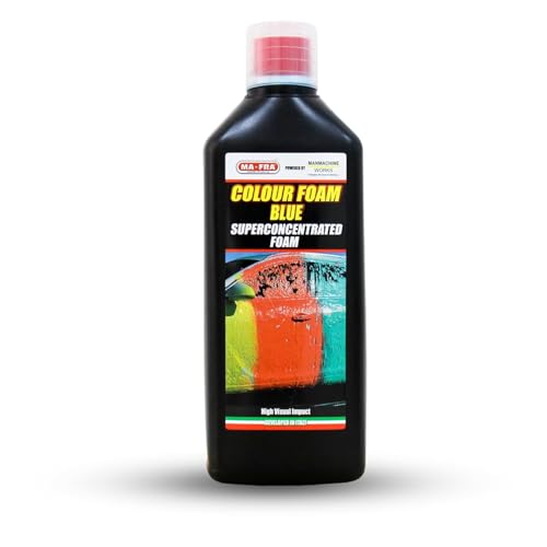 Image of Mafra Car Wash Blue Foam Shampoo | High-Impact Foaming Car Wash | pH Neutral Safe on All Paints | Deep Cleaning & Tough Dirt Removal (Pack of 2)