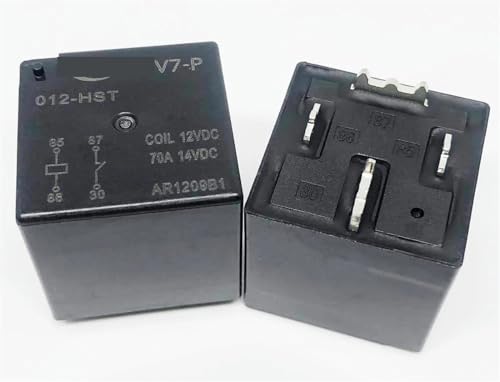 Relé 4 pines HFV7-P de 12V 70A para reparar fallos de arranque y luces