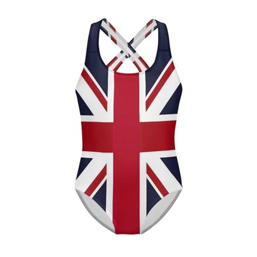 Girls One Piece Swimsuits Cross Back Swimwear Bathing Suit 5-14Y Gymnastics Leotards