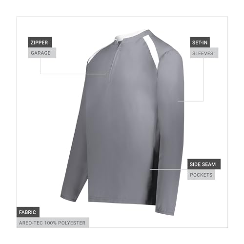 Image of Holloway boys Holloway Boy's Clubhouse Pullover Cage Jacket