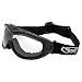All-Star Motorcycle ATV MX Tactical "Over-Prescription-Glasses" Goggles Gloss Black Frames Clear Lenses ANSI Z87.1+
