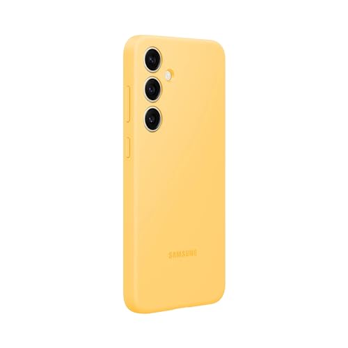 Image of SAMSUNG Galaxy S24+ Plus Silicone Phone Case, Protective Cover with Color Variety, Smooth Grip, Soft and Sleek Design, Snug Fit, US Version, EF-PS926TYEGUS, Yellow