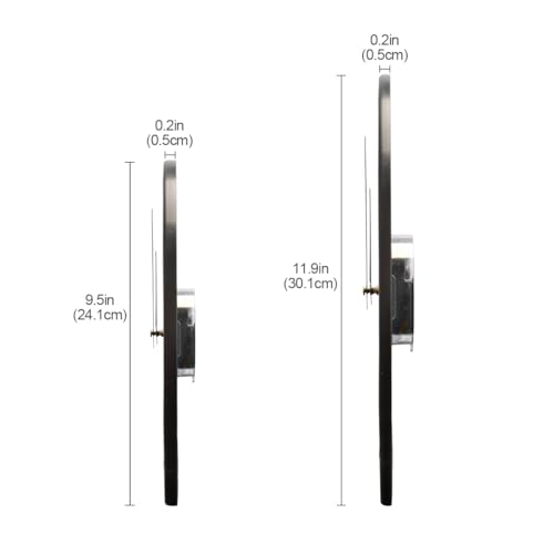 Reloj de Pared Silencioso de Acrílico 12 Pulgadas miniatura 4