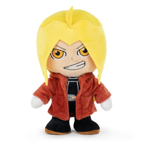 BARRADO Fullmetal Alchemist Characters Cuddly Toy - 26 Centimetres, 10'23" - Edward, Alphonse - Super Soft Quality (Edward)