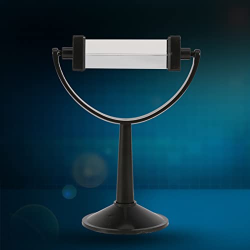 Großes optisches Prisma mit Sockel, dreifaches Dreiecksprisma aus optischem Glas mit Lichtspektrum für die Standphysik für den Unterricht