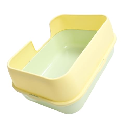 Caja de arena semi cerrada para gatos grandes Zerodis plástico miniatura 4