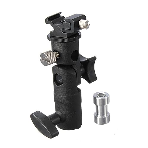 jojofuny Flash Stand Bracket Flash Holder Stand Holder for Light Stand DSLR Camera Flash Bracket