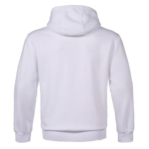 Mens Full Zip Fleece Hoodies Midweight Long Sleeve Drawstring Workout Gym Hooded Sweatshirt with Pockets3