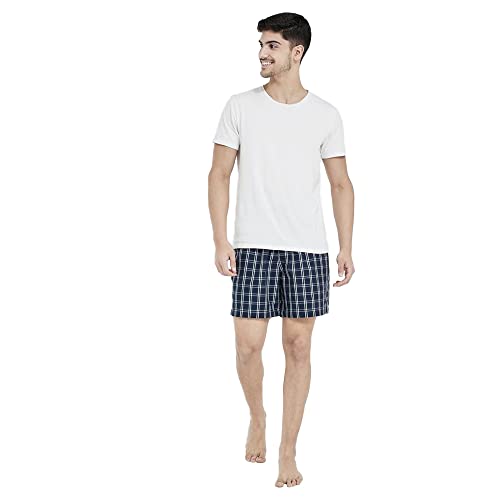 Image of STOP by Shoppers Checks Cotton Men's Boxers