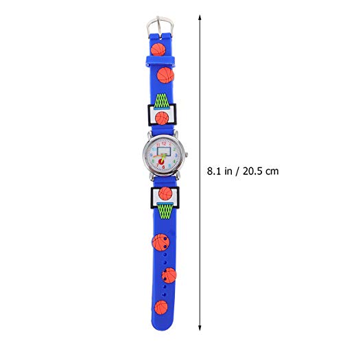 3D Cartoon Kids Watch, Cute Basketball Wrist Watch Number Analog Watch For Boys #TOP1