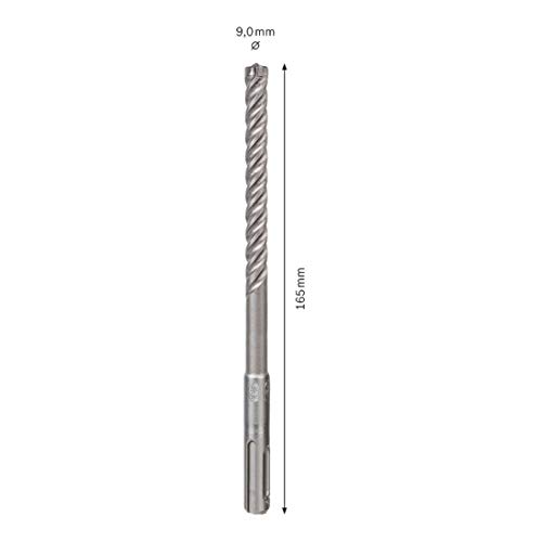 BOSCH Foret béton 4 taillants SDS Plus 7X 9.00 mm x 1 165 mm 100 mm - vue 2
