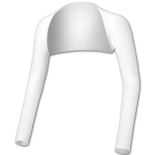 Ice Silk Coolness Fabric UPF50+ UV Sun Protection Compression Shawl Arm Sleeve Sport Shrug Golf Shirt