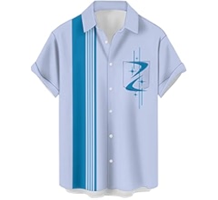 BoTT 水色 パターンプリント ゲームシャツ BoTT - 【残り一点】Sparkle Mesh S/S Shirt | ACRMTSM ONLINE STORE