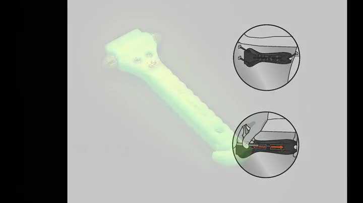 LHPBL001T2 Life Hammer Plus Martello Salvavita 1pz - 8