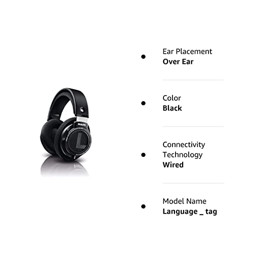 Philips Audio Philips Shp9500 Hifi Precision Stereo Over-Ear Headphones (Black) (Renewed) #TOP6